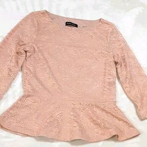 Light Pink Lace Blouse